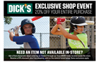 DICK'S Discount Weekend